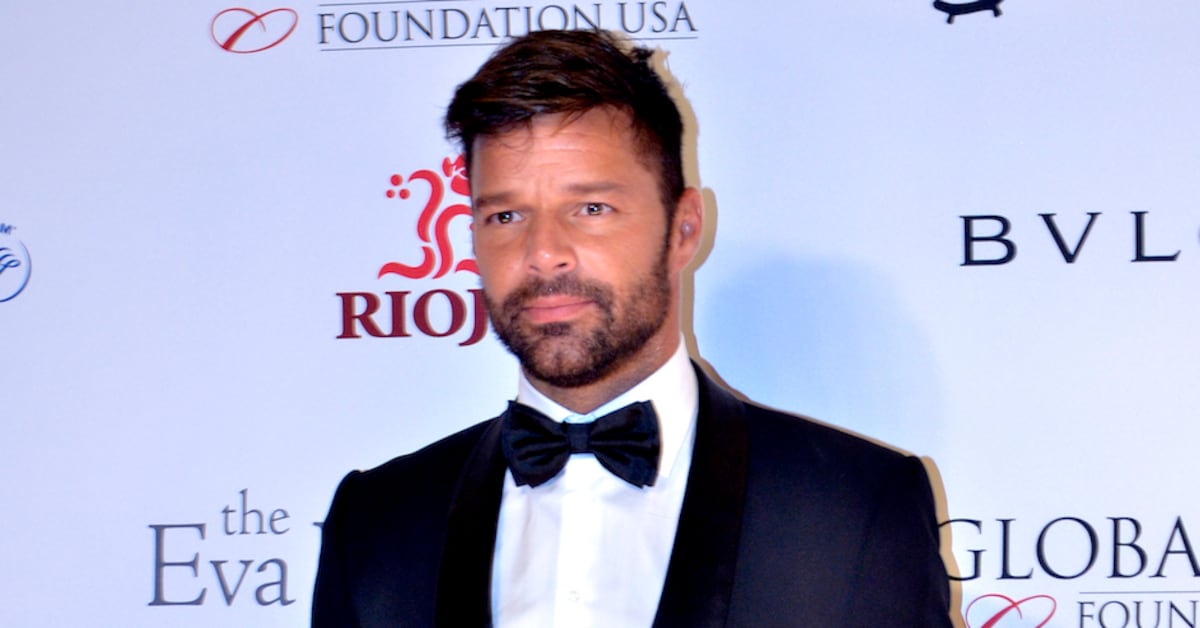 Ricky Martin presume su barba dorada