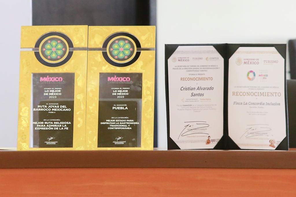 Premios de Puebla en el Tianguis Turístico 2023