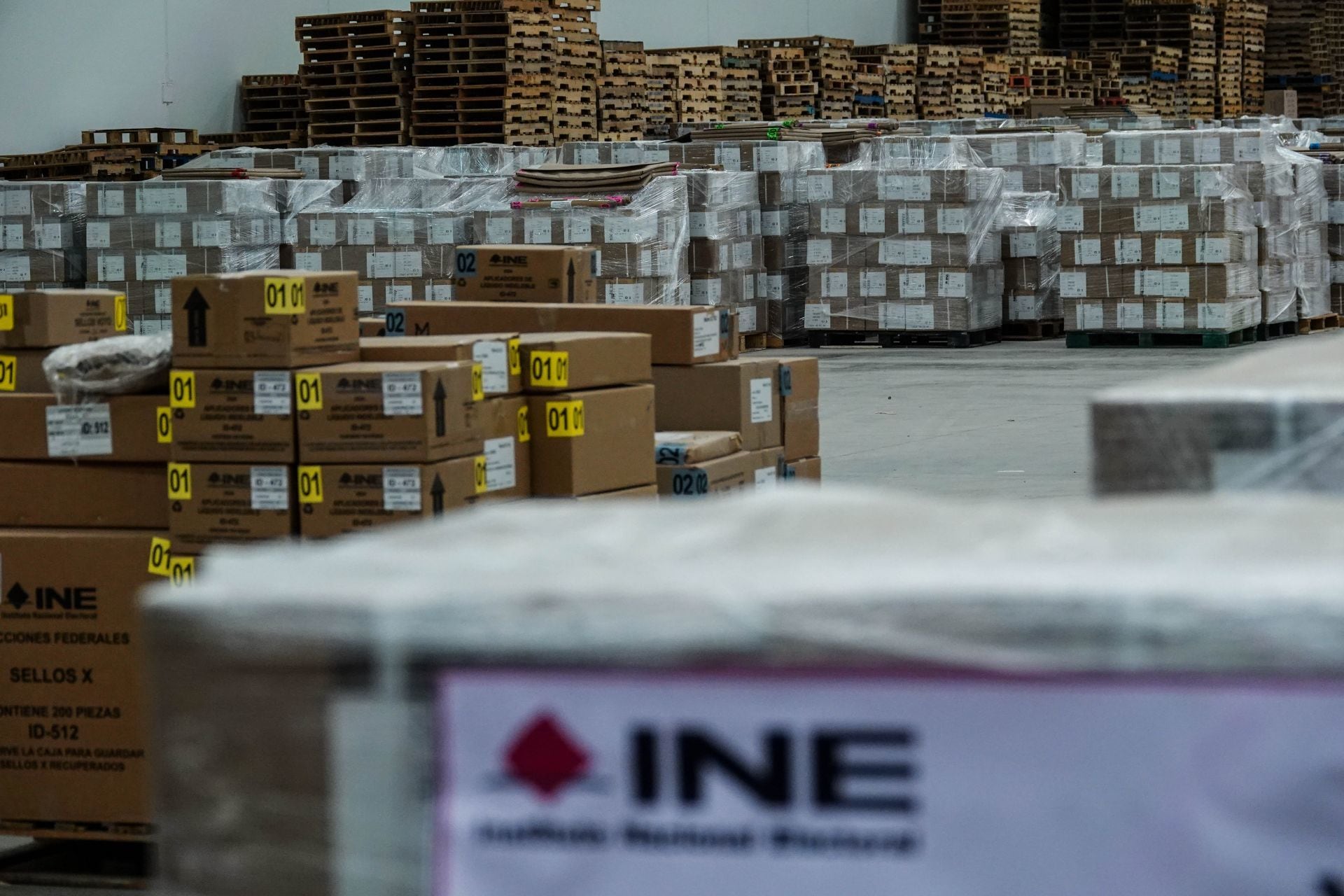INE inicia distribución de material electoral de las elecciones 2024