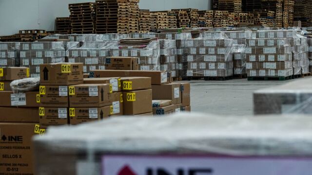 INE inicia distribución de material electoral de las elecciones 2024