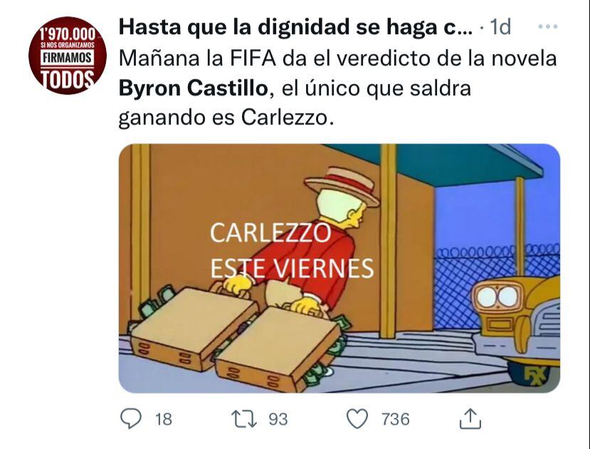 Eduardo Carlezzo resultó ganador ante todo esto.