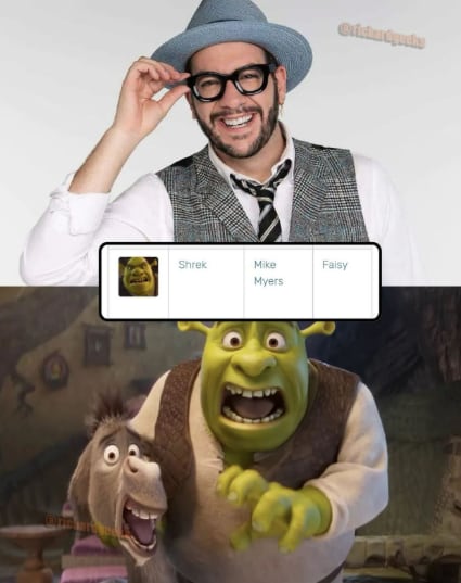 Aseguran que Faisy es la nueva voz de Shrek