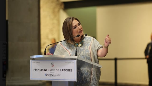 Xóchitl Gálvez, senadora.
