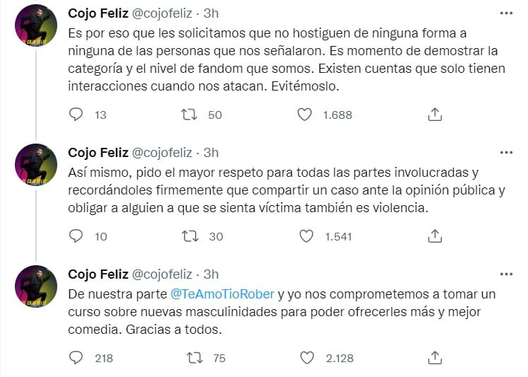 Tuit de 'El Cojo Feliz'