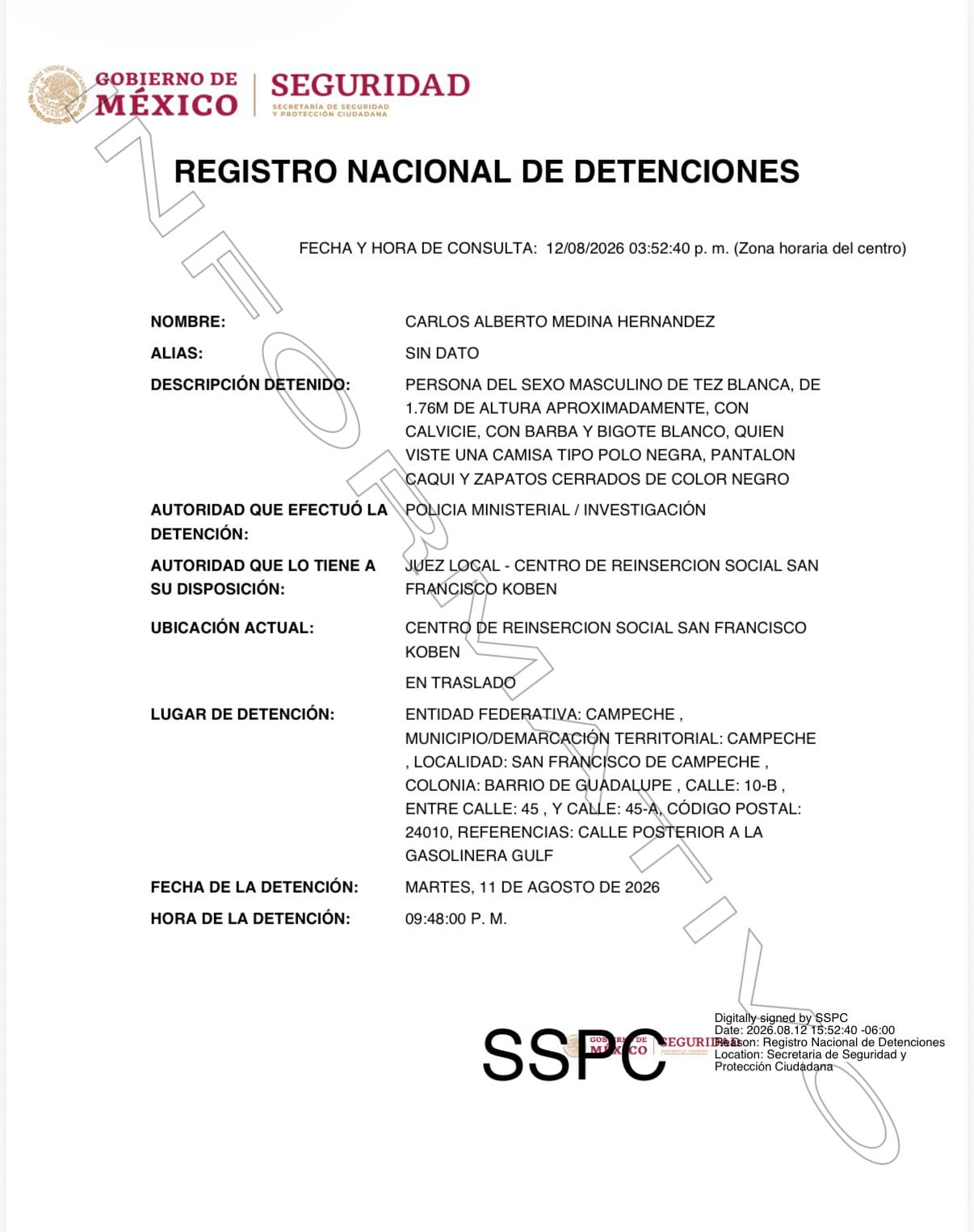 Detienen a Carlos Alberto Medina, exdirector de Comunicación de Alejandro Moreno