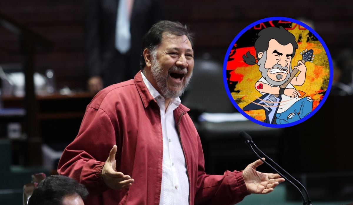 Gerardo Fernández Noroña y su caricatura