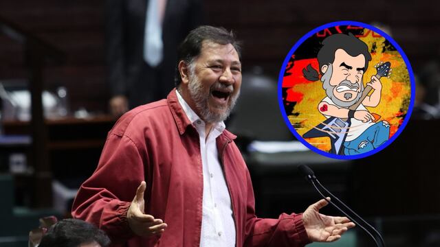 Gerardo Fernández Noroña y su caricatura