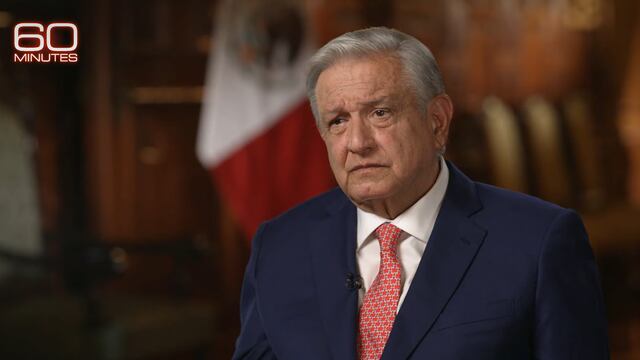 En entrevista en 60 Minutos, AMLO aceptó que México produce fentanilo