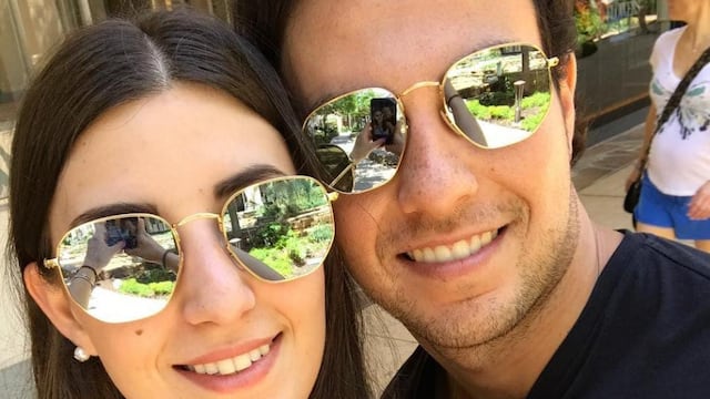 Carola Martínez y Checo Pérez