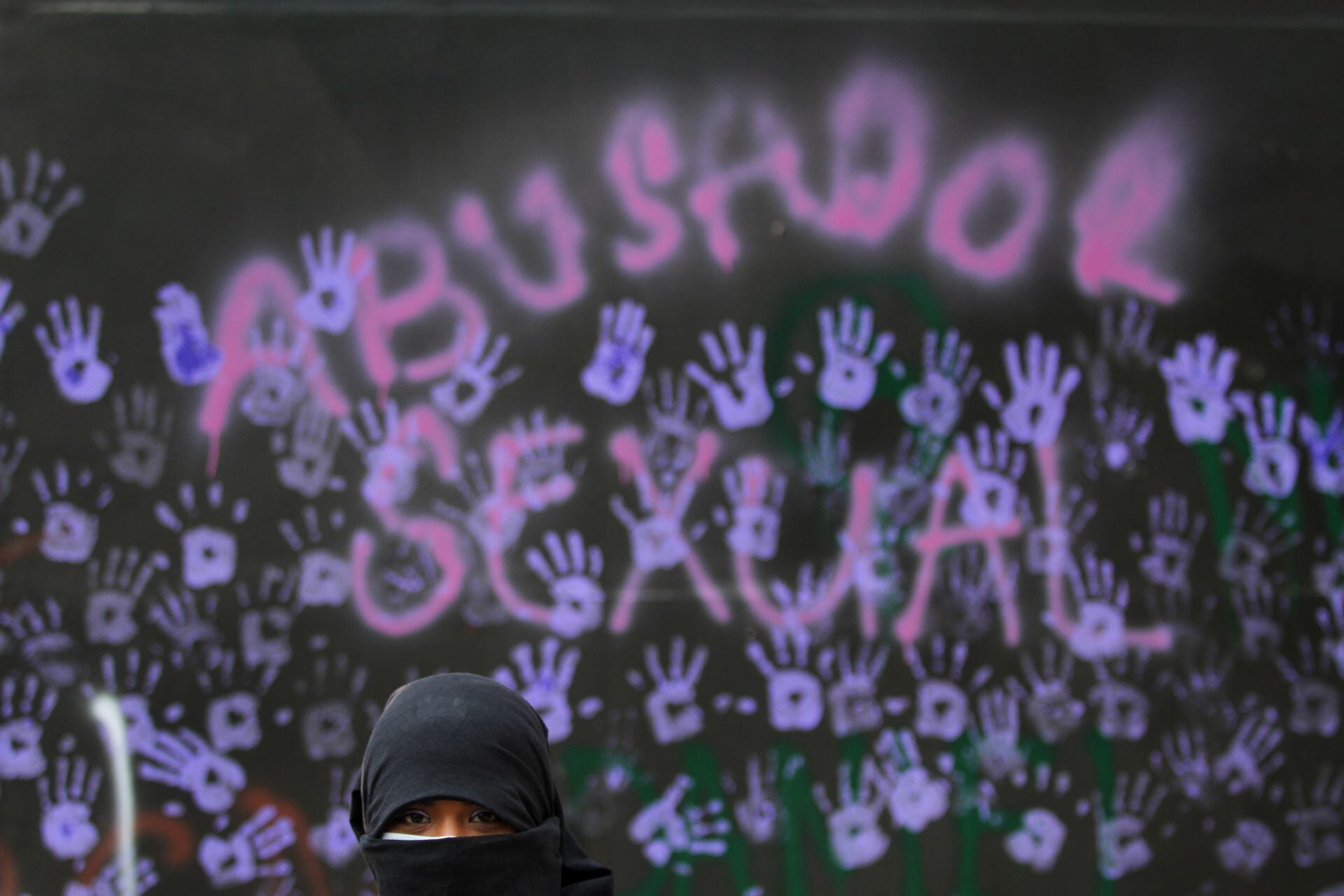 Protesta contra la violencia sexual