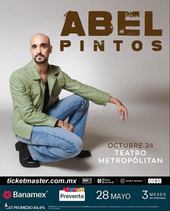 Abel Pintos en el Teatro Metropólitan: precio de boletos, fecha y preventa