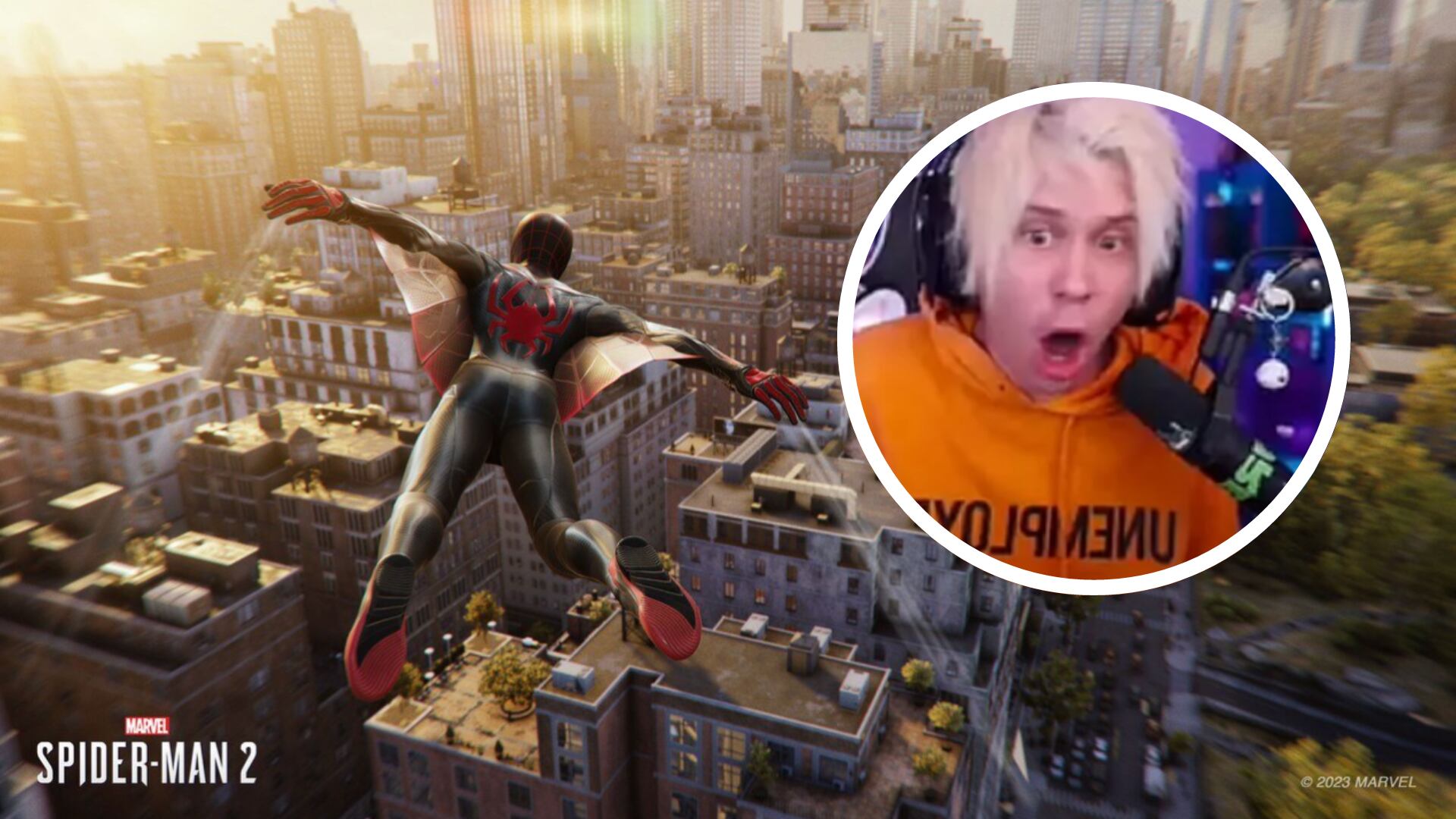 Marvel’s Spider-Man 2 dejó alucinando a El Rubius; esta fue su épica reacción en vivo (VIDEO)
