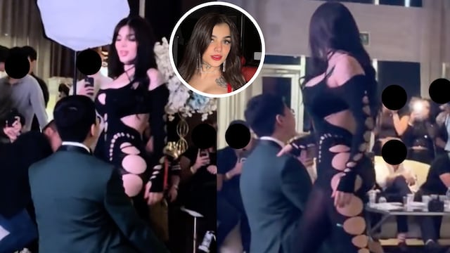 Karely Ruiz se convierte en el regalo sorpresa de un quinceañero en Monterrey.