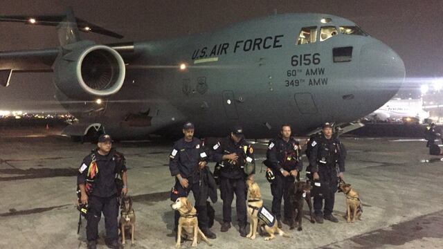 Equipo de Búsqueda y Rescate de Los Ángeles. Solidaridad.