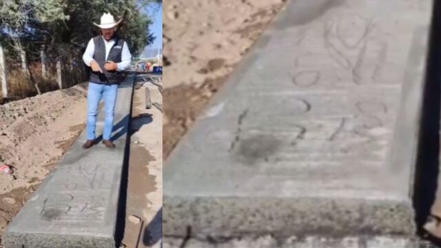 Video: Francisco Delgado molesto por una banqueta.