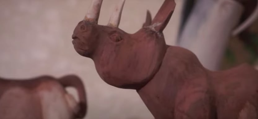 Tallas de madera animales fantásticos de Oaxaca