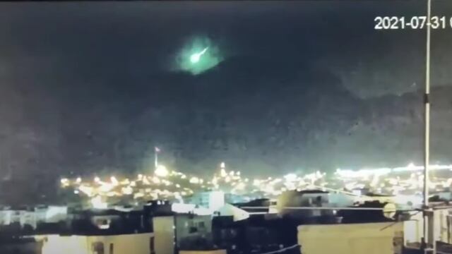 Meteorito en Turquía