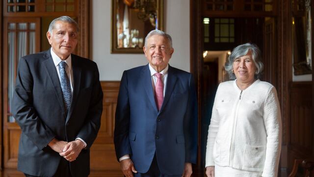 Adán Augusto López, AMLO y María Estela Ríos González