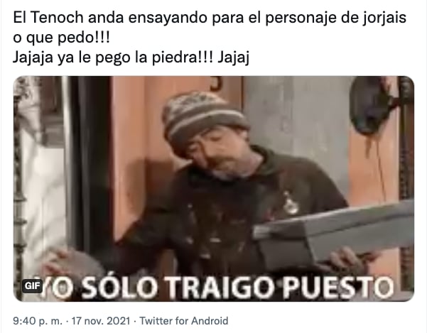 Meme de Tenoch Huerta por criticar la Navidad