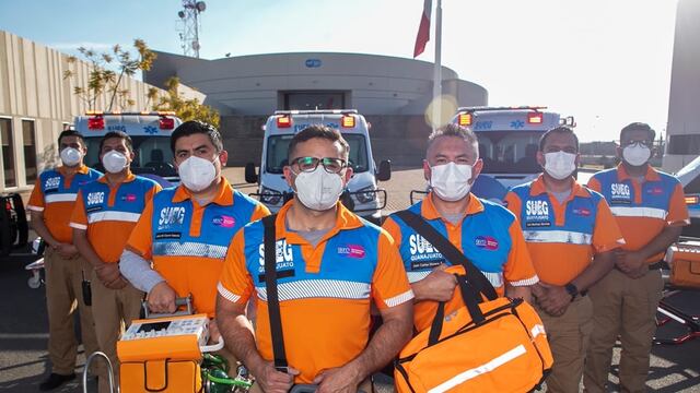 Personal del sistema de urgencias.