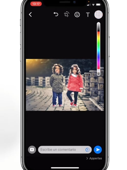 WhatsApp ya deja pixelar fotos antes de enviarlas