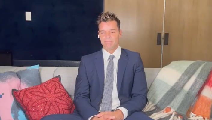 Ricky Martin, cantante.