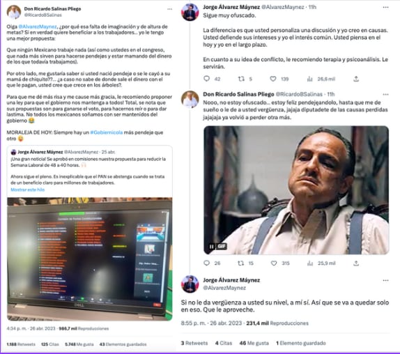 Jorge Álvarez Laynez contra Ricardo Salinas Pliego