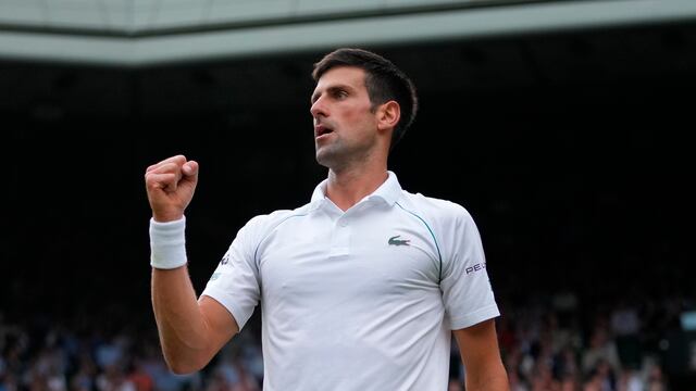 Novak Djokovic avanzó a su séptima final de Wimbledon
