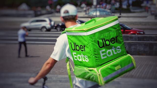 Repartidor de Uber Eats