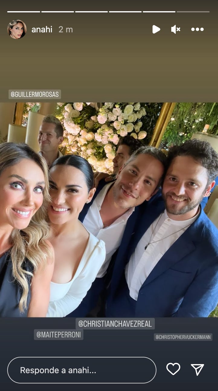 Encuentro de los ex RBD en la boda de Maite Perroni