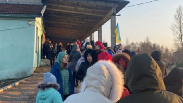 Viaje para salir de Ucrania