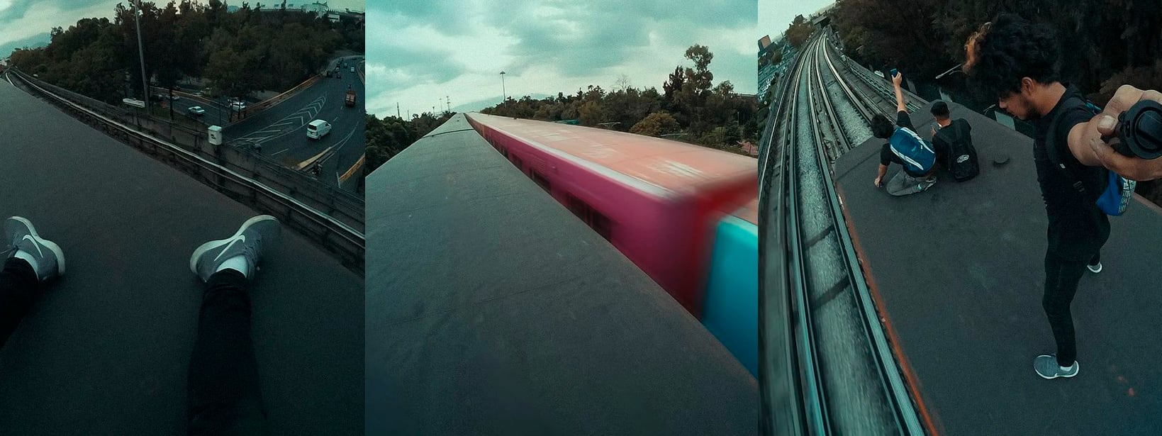 Yotuber sube al vagón del metro de la línea 9 de la CDMX
