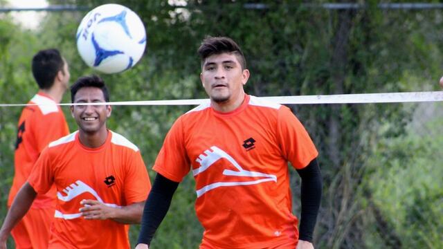 Briceño en un entrenamiento con los Correcaminos