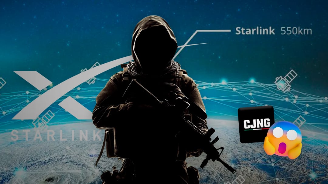 Señalan que el CJNG usaría Starlink como su servicio de telecomunicaciones preferido