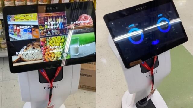 Un robot empleado de supermercado en México se vuelve la sensación en TikTok