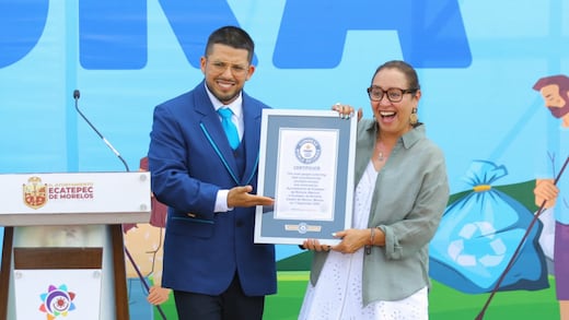 Ecatepec rompe récord Guinness en jornada de recolección de basura
