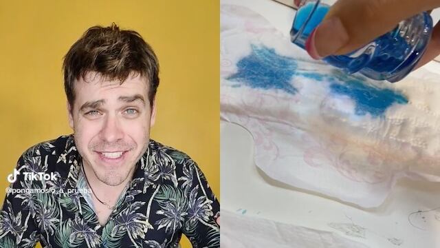 Prueba de toallas sanitarias