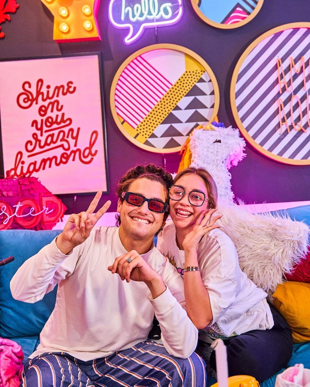 Hume y Daniela Rodrice.