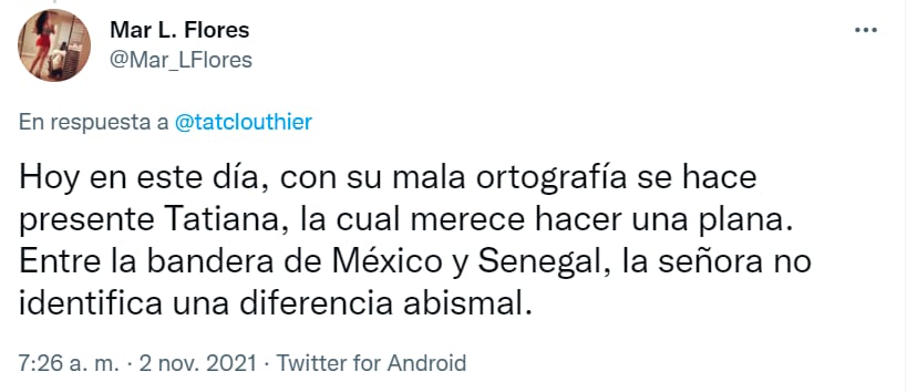 Usuaria de Twitter responde con otra calaverita literaria a Tatiana Clouthier/@Mar_LFlores