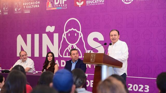 Alfonso Durazo impulsa Niñas Adelante para evitar deserción escolar.
