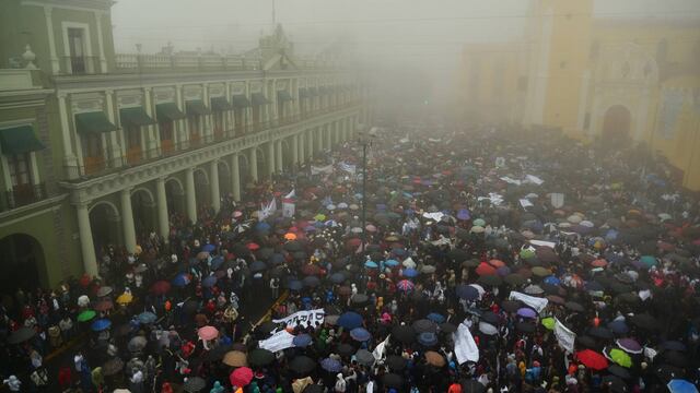 Megamarcha, Universidad Veracruzana.
