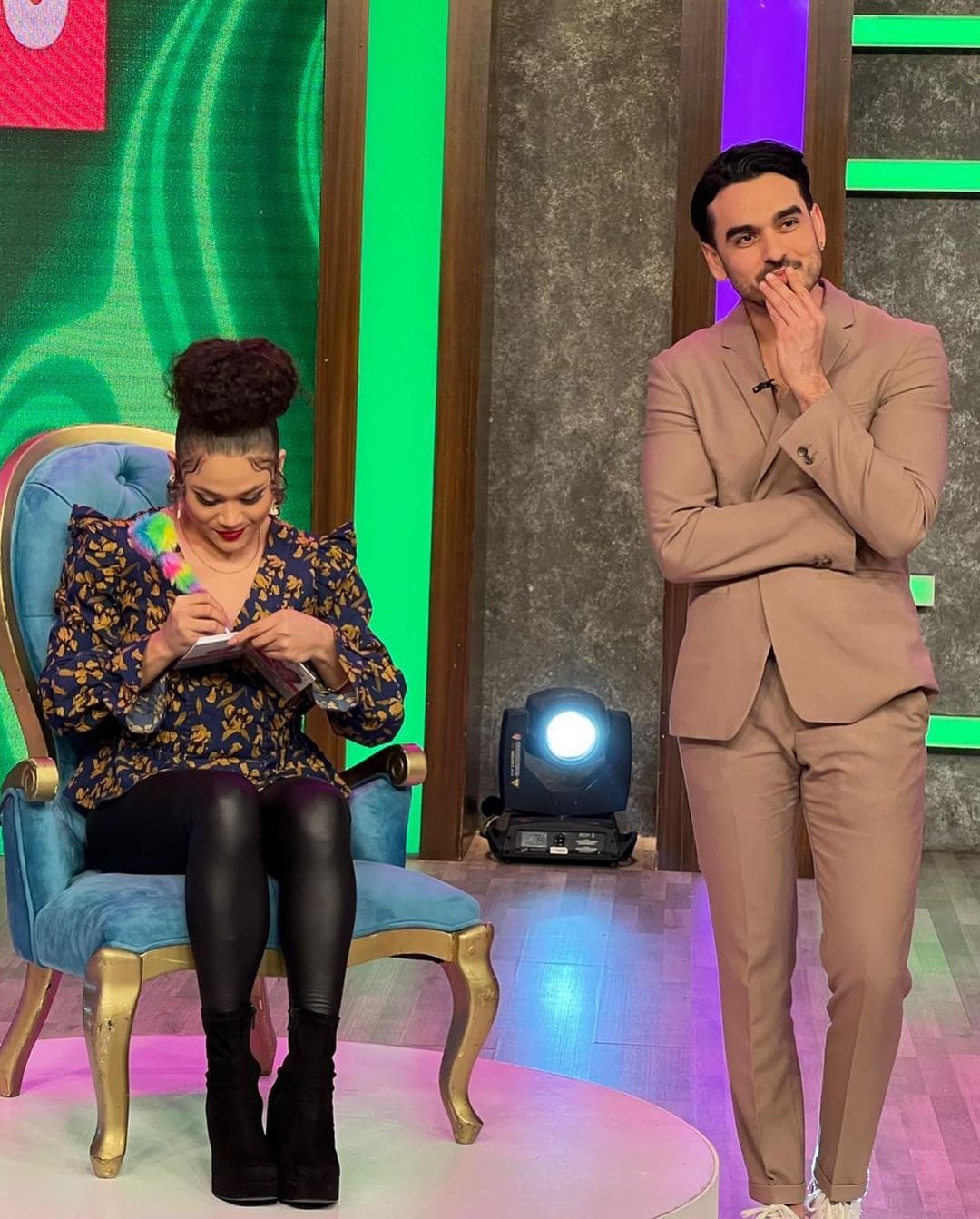 Cesia y Andrés en 'Venga la Alegría Fin de Semana'