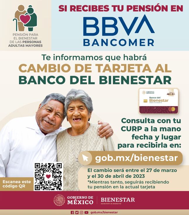 Pensión del Bienestar para Adultos Mayores