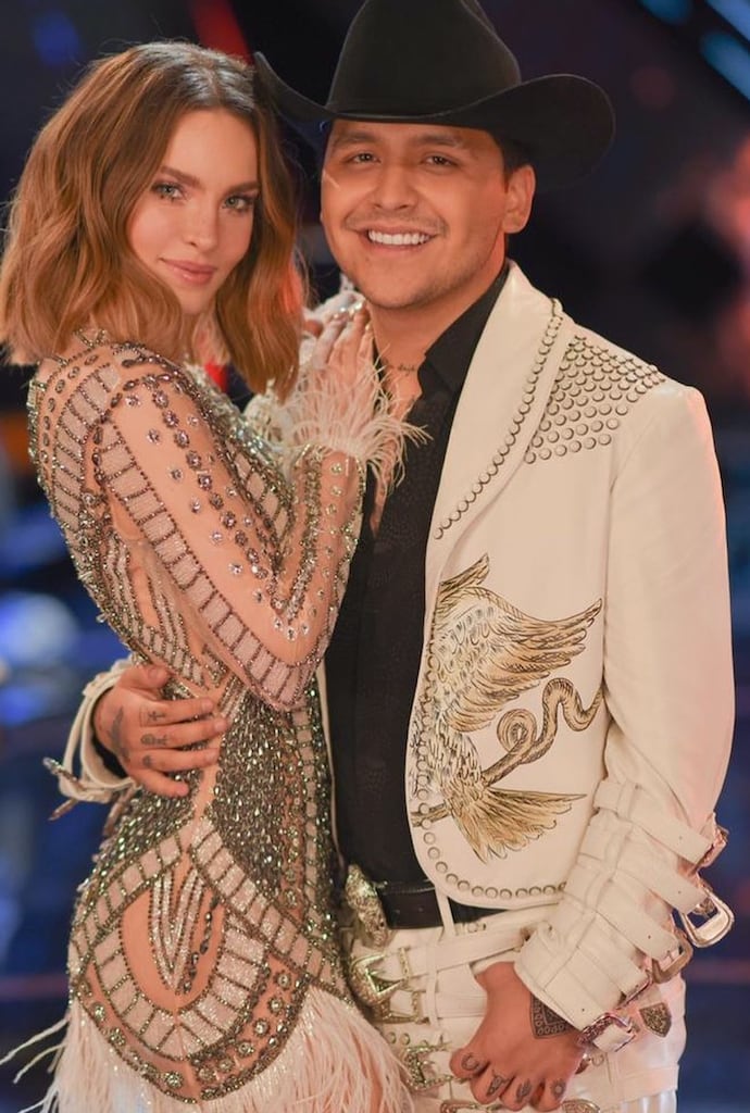 Belinda y Christian Nodal