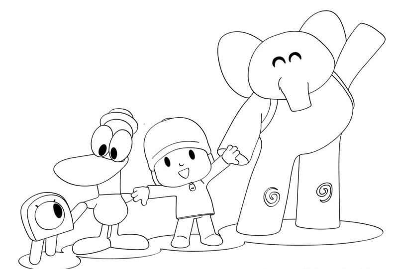 Pocoyó: 6 dibujos para el Día de la Madre bonitos que puedes colorear para regalar