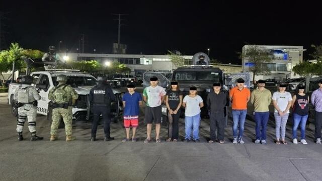 FIRT Olmeca detiene a 24 presuntos delincuentes