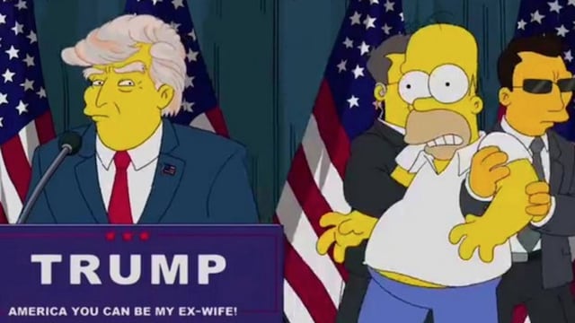 Trump Los Simpson