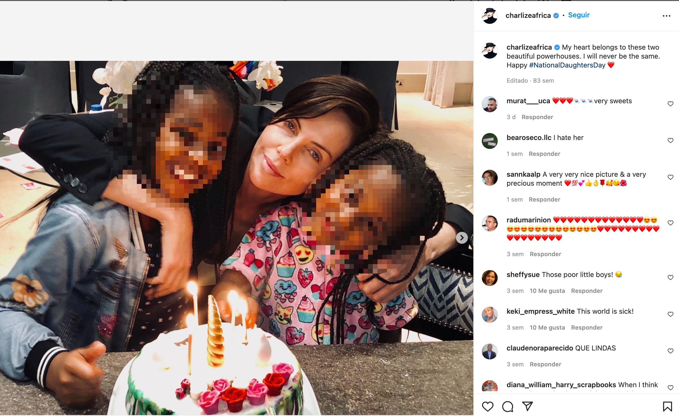 Hijas de Charlize Theron