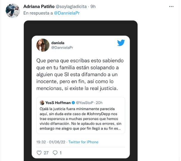 Daniela Parra arremete contra YosStop