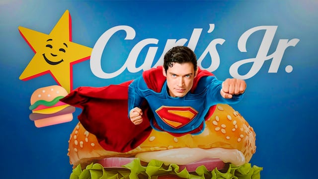 Hamburguesa “Superman burger” de Carl’s Jr.